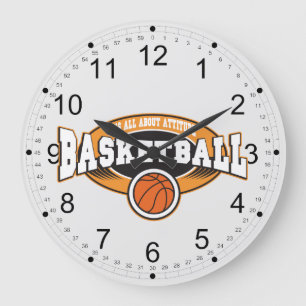 Basketball Attitude Grote Klok