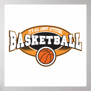 Basketball Attitude Poster
