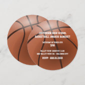 Basketball Awards - Uitnodiging tot banket (Voorkant / Achterkant)
