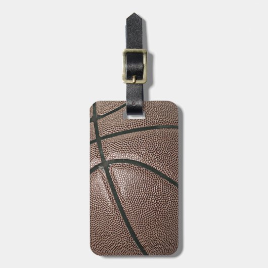 Basketball Bagagelabel (Voorkant verticaal)