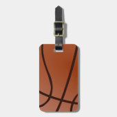 Basketball Bagagelabel (Voorkant verticaal)