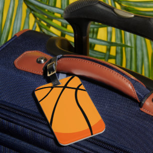 Basketball Bagagelabel