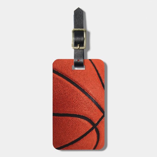 Basketball Bagagelabel (Voorkant verticaal)
