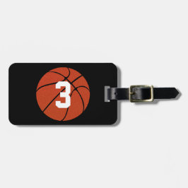  Basketball Bagagelabel