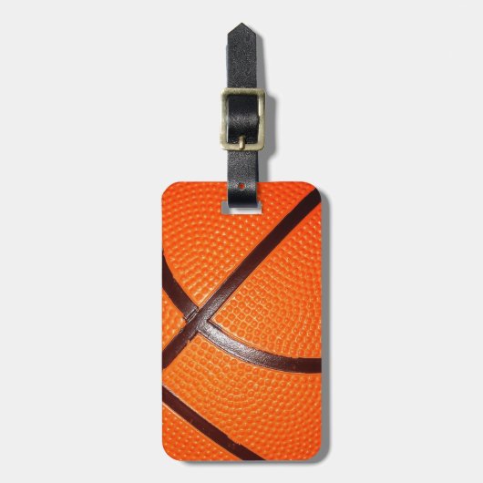 Basketball Bagagelabel (Voorkant verticaal)