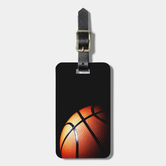 Basketball Bagagelabel (Voorkant verticaal)