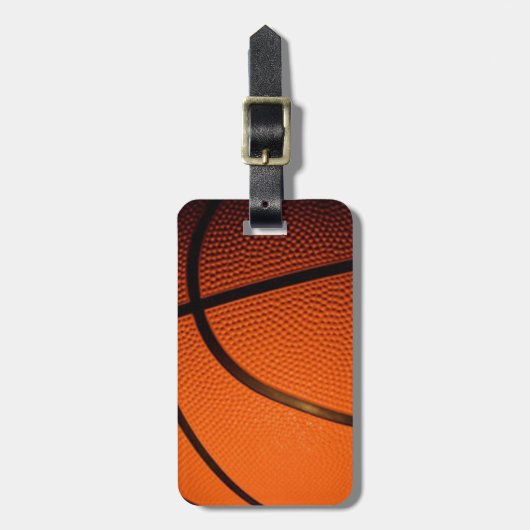 Basketball Bagagelabel (Voorkant verticaal)