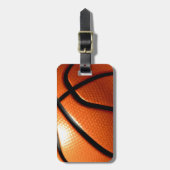 Basketball Bagagelabel (Voorkant verticaal)