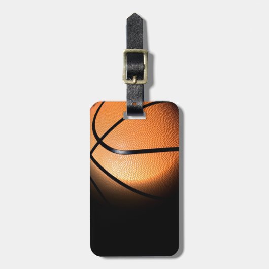 Basketball Bagagelabel (Voorkant verticaal)