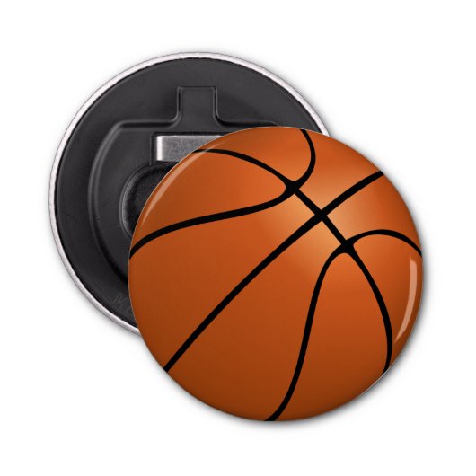 Basketball (bal) button flesopener (Voorkant)