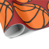 Basketball (bal) cadeaupapier (Rol Hoek)