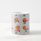 Basketball - Ball and Hoop Pattern Koffiemok (Center)