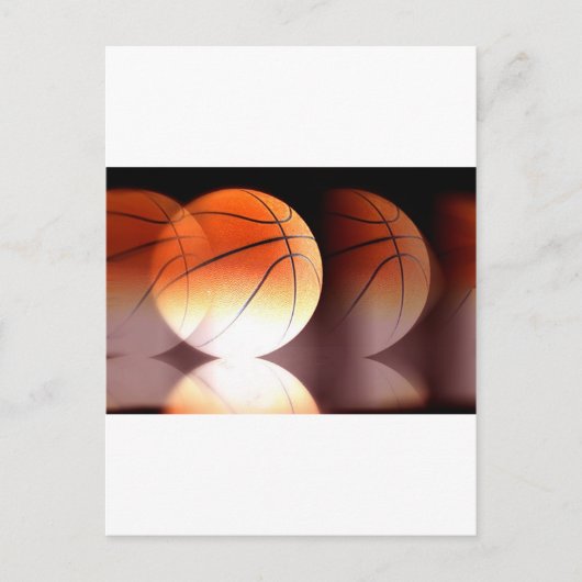 Basketball Ball Briefkaart (Voorkant)