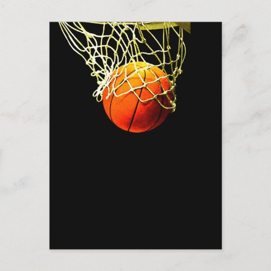 Basketball Ball Briefkaart (Voorkant)