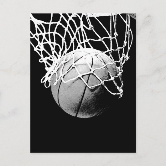 Basketball Ball Briefkaart (Voorkant)