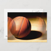 Basketball Ball Briefkaart (Voorkant / Achterkant)