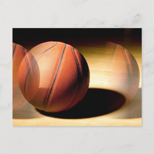 Basketball Ball Briefkaart (Voorkant)