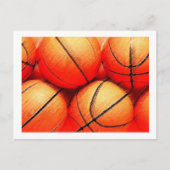 Basketball Ball Briefkaart (Voorkant)