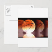Basketball Ball Briefkaart (Voorkant / Achterkant)
