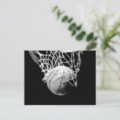 Basketball Ball Briefkaart (Staand voorkant)