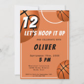 Basketball Ball Fun Sportkinderen Birthday Kaart (Voorkant)