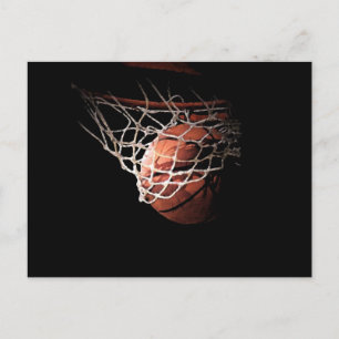 Basketball Ball in Action Briefkaart