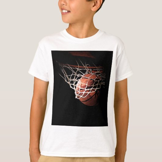 Basketball Ball in Action T-shirt (Voorkant)