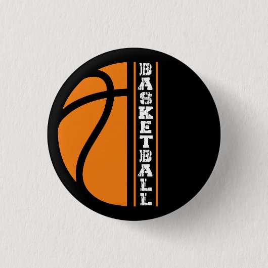 Basketball - Ball is Life Ronde Button 3,2 Cm (Voorkant)