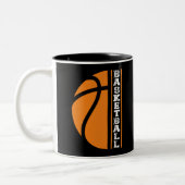 Basketball - Ball is Life Tweekleurige Koffiemok (Links)