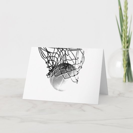 Basketball Ball Kaart (Voorkant)