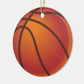 Basketball Ball Keramisch Ornament (Links)