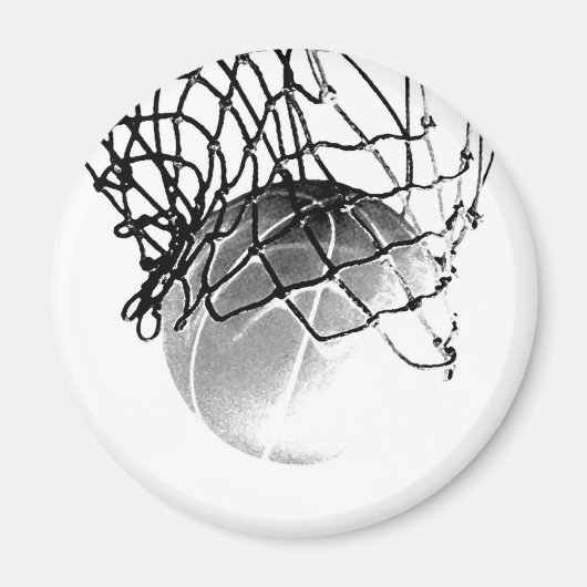 Basketball Ball Magneet (Voorkant)