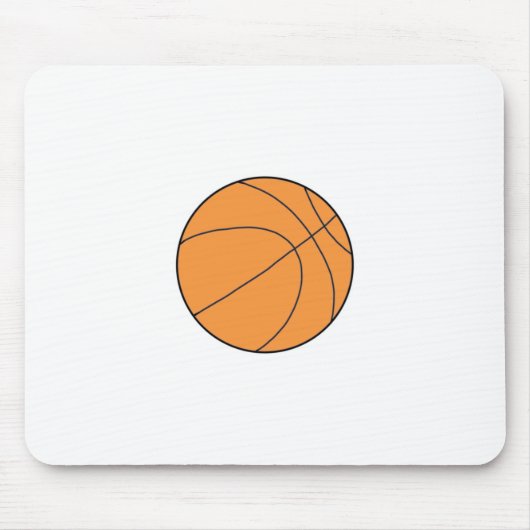 Basketball Ball Muismat (Voorkant)