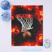 Basketball Ball & Net Flyer (Enkel)