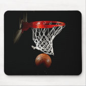 Basketball Ball & Net Muismat (Voorkant)