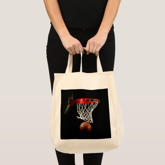 Basketball Ball & Net Tote Bag (Voorkant (product))