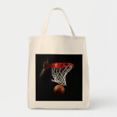 Basketball Ball & Net Tote Bag (Voorkant)
