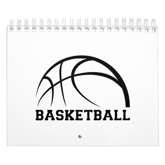 Basketball Ball-ontwerp Kalender (Hoes)
