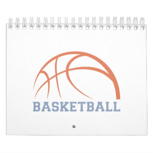 Basketball Ball-ontwerp voor touringcars Kalender