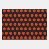 Basketball Ball Patroonsport Inpakpapier Vel (Voorkant 3)