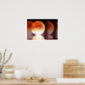 Basketball Ball Poster Print (Keuken)
