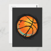 Basketball Ball Sport Fan Briefkaart (Voorkant / Achterkant)