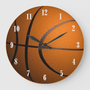 Basketball Ball Sport Wall Clock Grote Klok