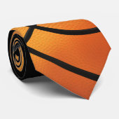 Basketball Ball | Sportcadeau Stropdas (Opgerold)