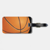 Basketball Ball, Team Sport Bagagelabel (Achterkant horizontaal)