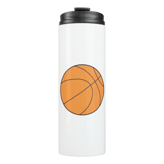 Basketball Ball Thermosbeker (Voorkant)