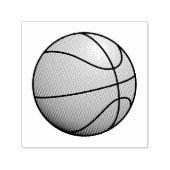 Basketball Ball Zelfinktende Stempel (Design)