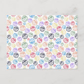 Basketball Balls Blue Boy Foto Dank je verjaardag Briefkaart (Achterkant)