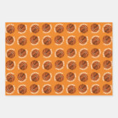 Basketball Balls Kinder naam Sports Merry Kerstmis Inpakpapier Vel (Voorkant 2)