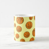Basketball Balls naadloos patroon Koffiemok (Center)